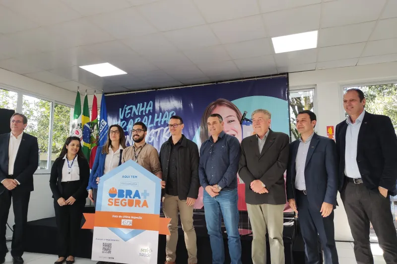 Certificação da construtora Macodesc. Foto: Divulgação/SESI