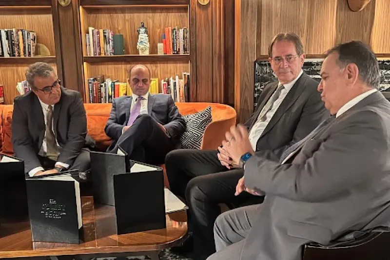 Encontro com o cônsul-geral do Brasil em Boston (foto: Fábio Amador)