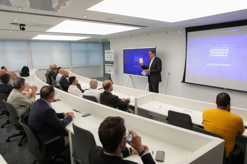 Presidente da FIESC, Mario Cezar de Aguiar, em participação no evento (foto: Filipe Scotti)