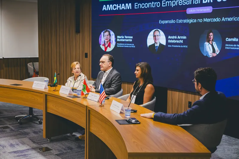 FIESC e Amcham debatem estratégias para indústria avançar no mercado americano