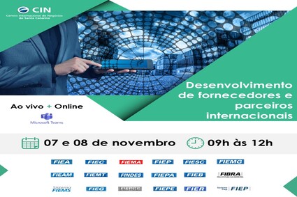 Capacitação em desenvolvimento de fornecedores e parceiros internacionais