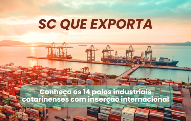 Conheça os 14 polos industriais catarinenses com inserção internacional