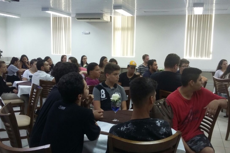 Aula inaugural em Blumenau. Foto: Presse Comunicação