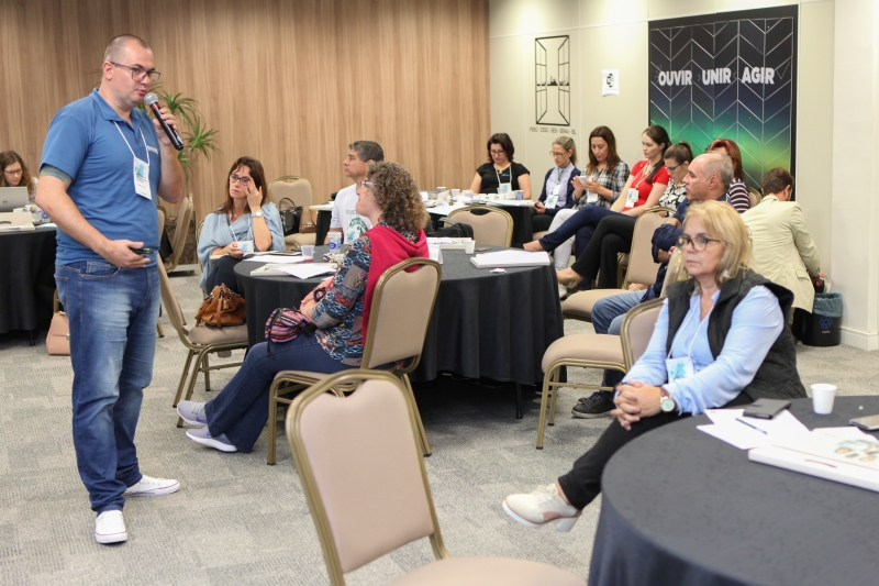 Cases foram apresentados no encontro de executivos sindicais realizado pela FIESC. Foto: Filipe Scotti