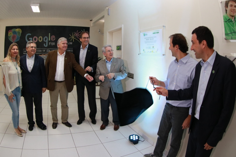 Escola do SESI é a segunda entidade da FIESC a ser certificada pelo Google. Foto: Filipe Scotti
