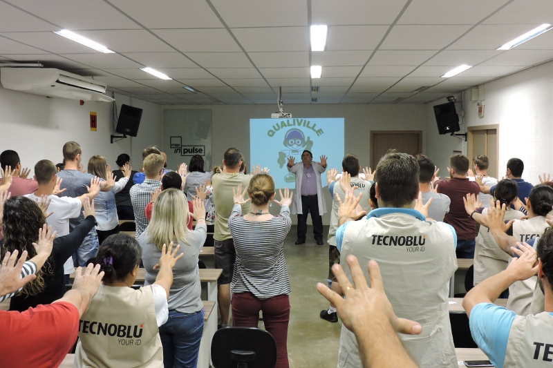 Tecnoblu tem apoio do SESI no desenvolvimento de ações de saúde (Foto: Divulgação Tecnoblu)