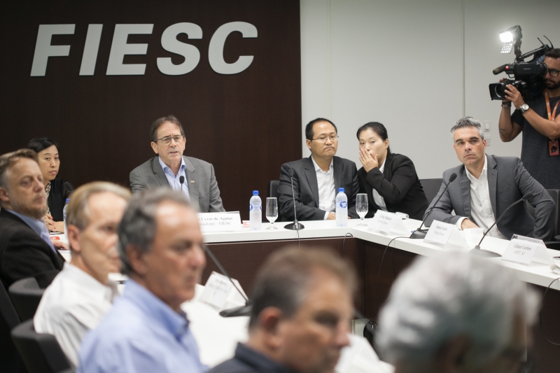 Análise foi apresentada em reunião na FIESC, nesta quarta-feira (20) (foto: Filipe Scottii)