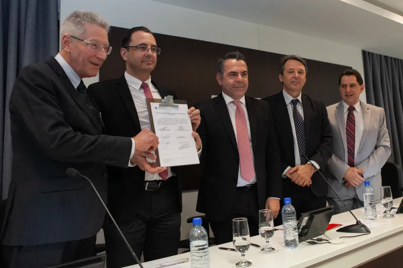 Lançamento da Frente Parlamentar foi realizado na FIESC, nesta quarta-feira (23), em Florianópolis (foto: Filipe Scotti)