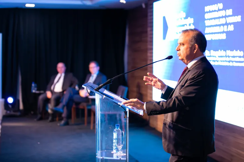 Em sua palestra, Marinho disse que o novo eSocial vai tornar o ambiente de negócios melhor (foto: Filipe Scotti) 