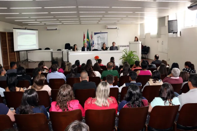 Solenidade ocorreu nesta terça-feira (3), no salão do Tribunal do Júri do Fórum da Comarca de Caçador. Foto: Angela Cardoso