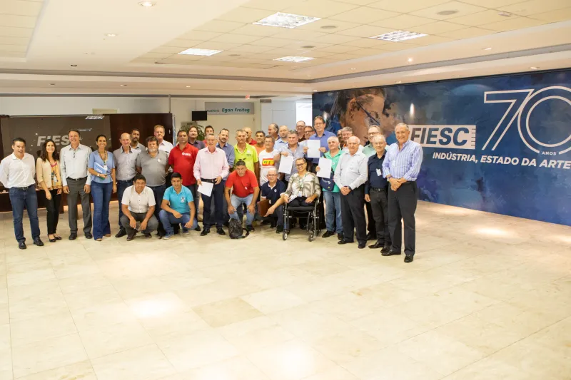Acordo entre empregadores e trabalhadores foi fechado nesta quinta-feira (30), em Florianópolis (foto: Filipe Scotti)