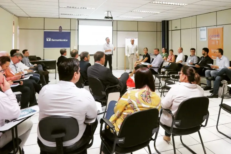 Dirigentes da empresa destacaram que a aproximação com institutos de pesquisa faz parte da cultura da empresa. Foto: divulgação.