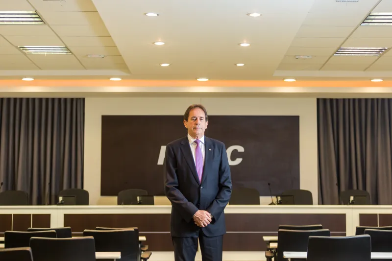 Presidente da FIESC, Mario Cezar de Aguiar (foto: Marcos Campos)