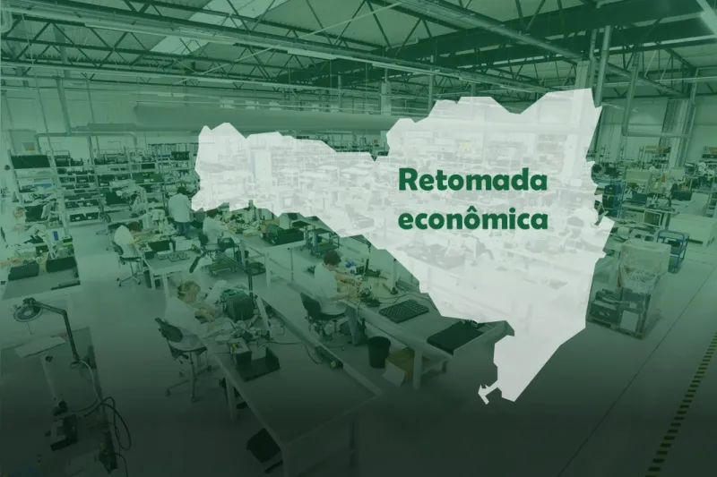 No setor industrial, a volta ao trabalho da construção civil foi um dos pleitos da FIESC contemplados no plano do governo
