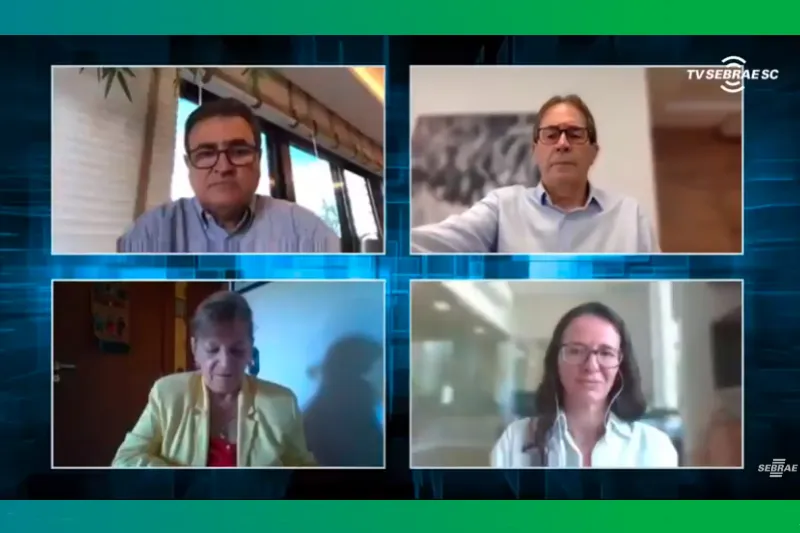 Carlos Henrique Ramos Fonseca (esq.), Mario Aguiar (dir.), Maitê Bustamante (esq.) e Maitê Lang (dir.). Reprodução.