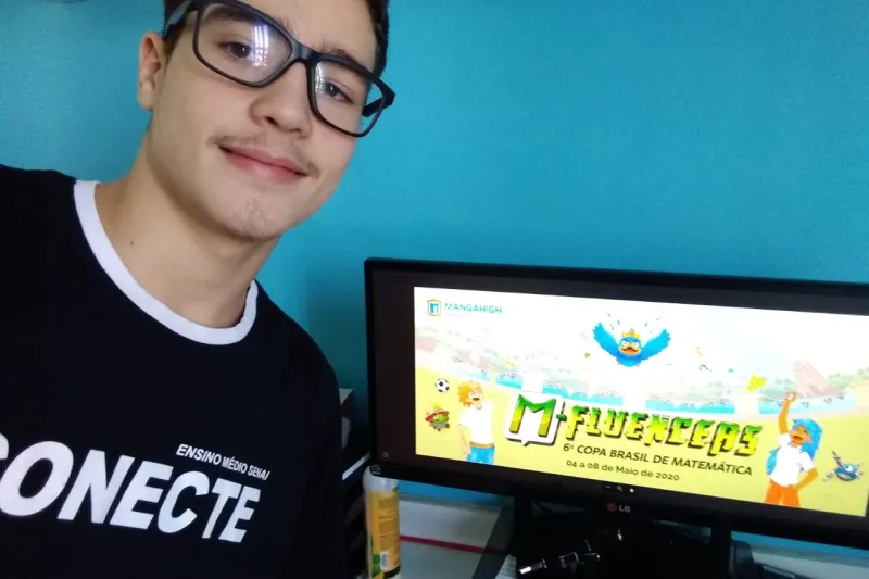 Guilherme Machado é um dos estudantes que participou da disputa