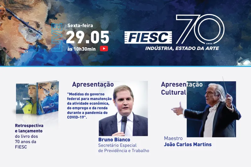 Programação especial será na sexta-feira, dia 29 de maio