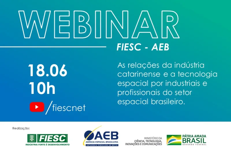 Webinar sobre tecnologias espaciais