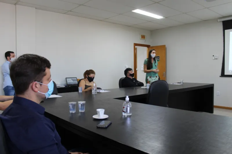 Coronadados é apresentado à prefeitura de Balneário Camboriú e às entidades empresariais. Foto: Midia Press