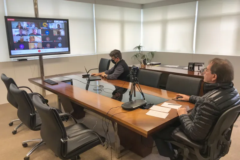 Reunião on-line foi realizada nesta segunda-feira, dia 13