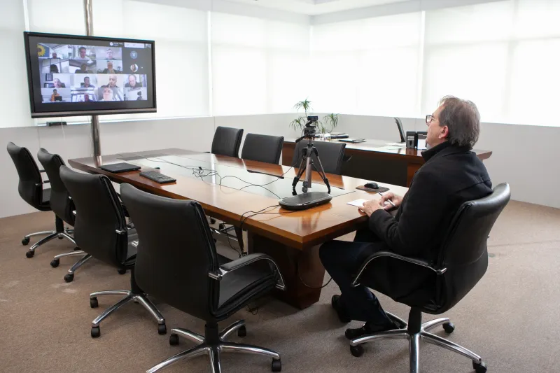 Reunião on-line foi realizada nesta quinta-feira, dia 16 (foto: Filipe Scotti)