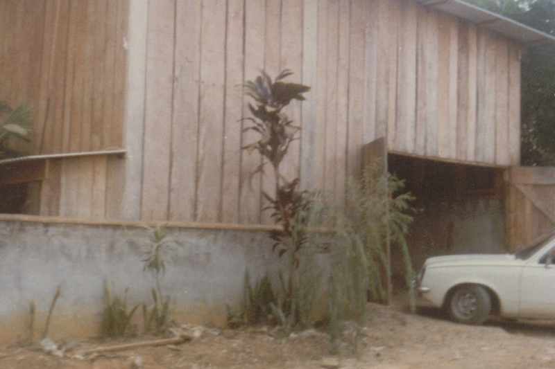 A garagem de Salézio, onde tudo começou.