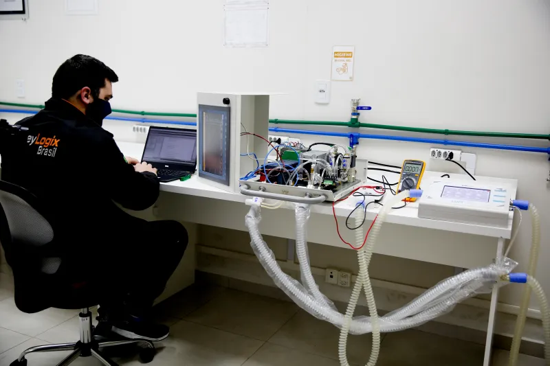 Desenvolvimento de respiradores da GreyLogix, Foto: Divulgação