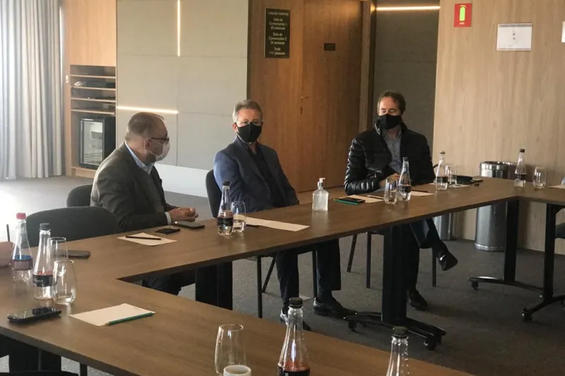 Reunião com lideranças de Itajaí e região