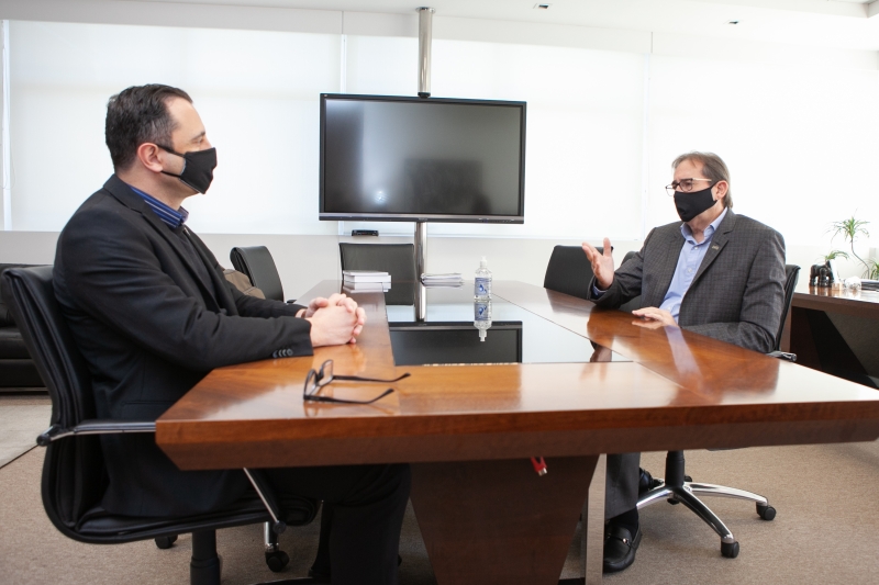 SC foi o estado com maior retomada no consumo de gás no País, informou Lehmkuhl (e). Foto: Filipe Scotti