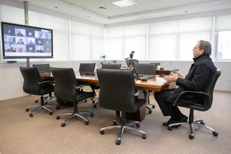 Reunião virtual foi realizada nesta quinta-feira, dia 20 (foto: Filipe Scotti)