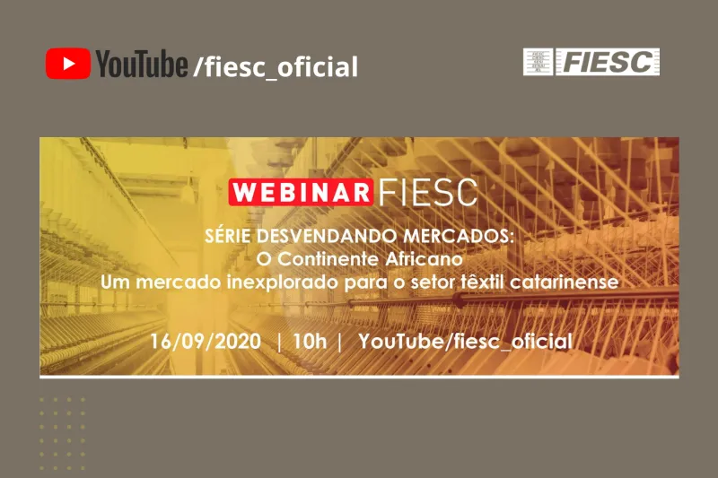 Reunião será transmitida pelo YouTube da FIESC