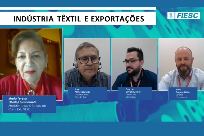 Transmissão reuniu representantes da empresa Círculo, de Gaspar