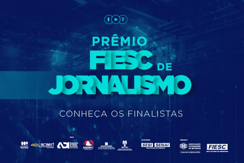 FIESC anuncia os finalistas do Prêmio de Jornalismo 2021