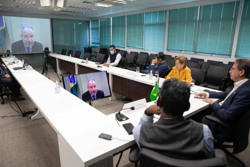 Encontro foi realizado na FIESC e transmitido pelo canal da entidade no YouTube (foto: Filipe Scotti)