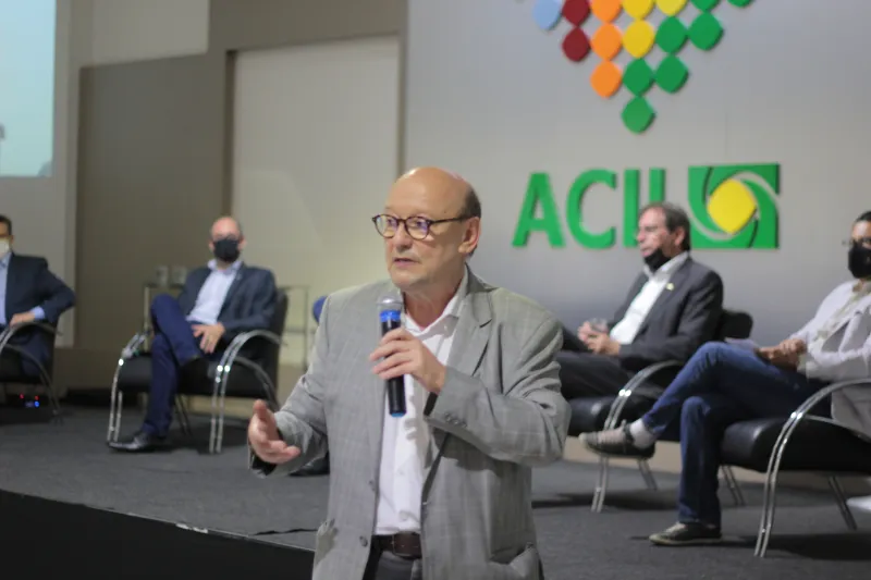 Executivo da Câmara de Transporte e Logística da FIESC, Egídio Martorano (Foto: Jonatan Mota)