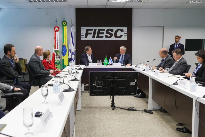 Reunião foi realizada na FIESC, em Florianópolis (foto: Filipe Scotti)