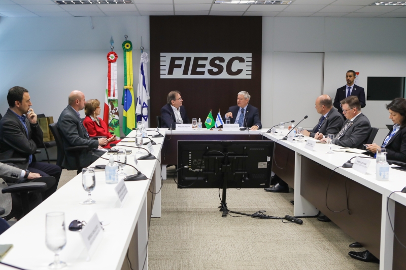 Reunião foi realizada na FIESC, em Florianópolis (foto: Filipe Scotti)
