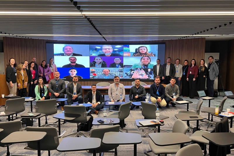 Conselheiros que tomaram posse nesta terça.  Conselheiros que tomaram posse nesta terça.