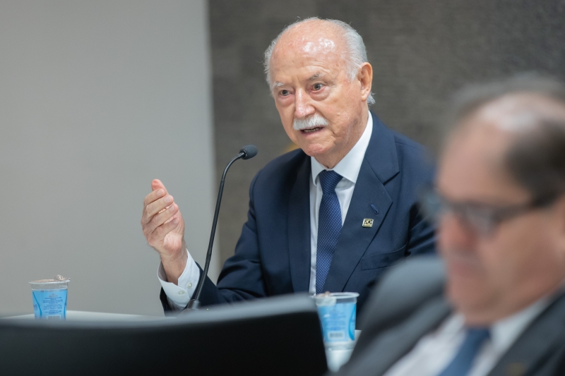 Philippi em reunião na FIESC (foto: Filipe Scotti) Philippi em reunião na FIESC (foto: Filipe Scotti)