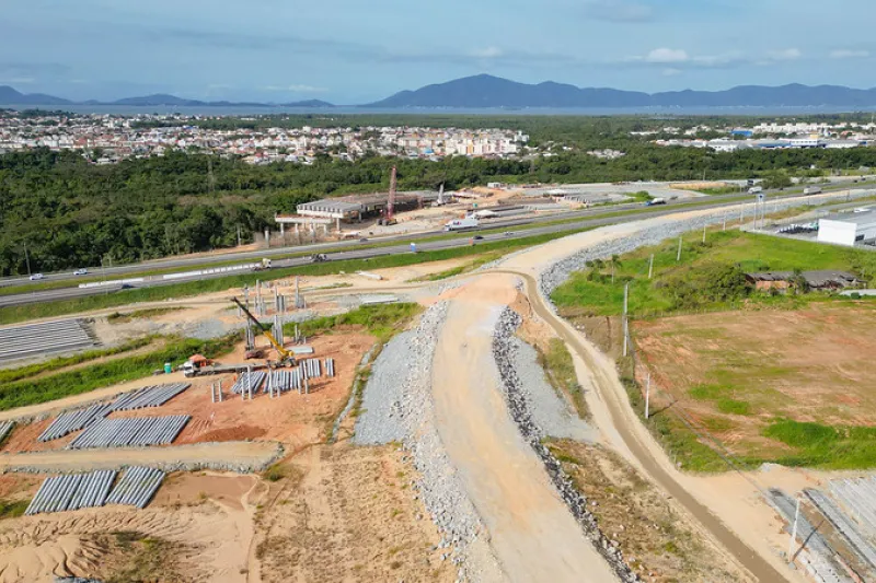 Análise mostrará o andamento das obras do Contorno (foto: divulgação Arteris)