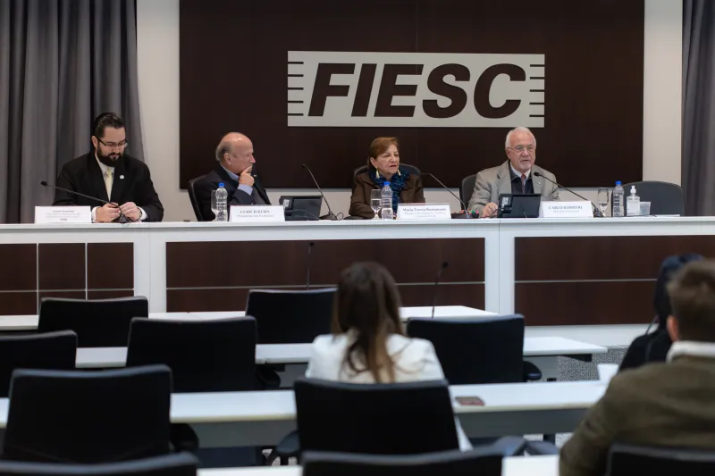 Reunião foi realizada na FIESC, em Florianópolis (foto: Filipe Scotti)