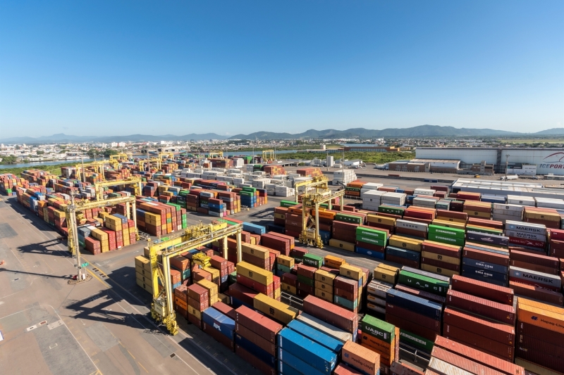 Exportações de SC recuam 10,5% em julho