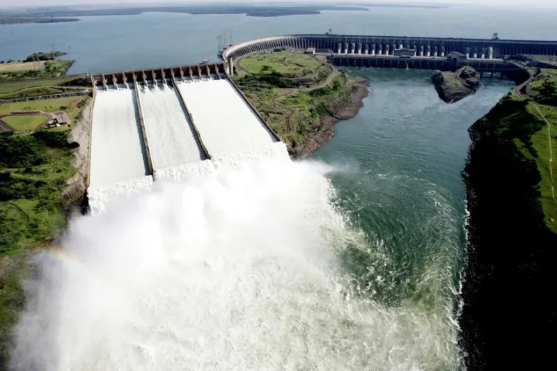 Reservatórios estão com nível médio de 73%. Foto: Divulgação/Itaipu