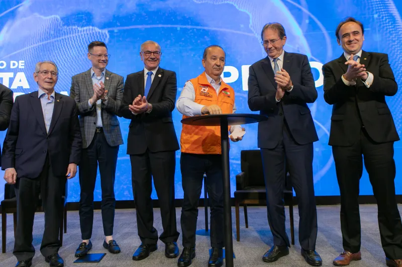 Evento reuniu lideranças industriais e políticas na FIESC, em Florianópolis (foto: Filipe Scotti)