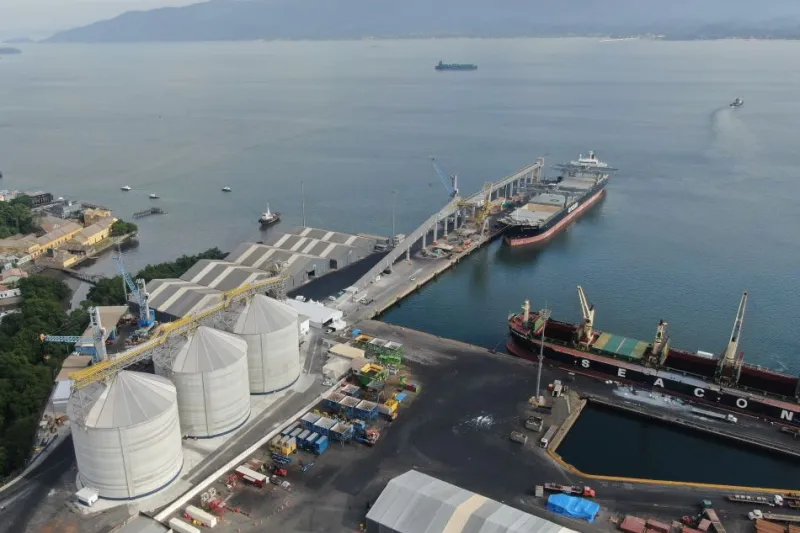 Safras de soja e milho impulsionaram o resultado recorde. Foto: Divulgação/Porto de São Francisco do Sul