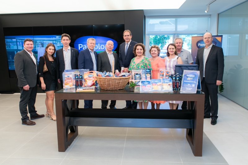 Família Pamplona no Espaço Indústria da FIESC. Foto: Filipe Scotti