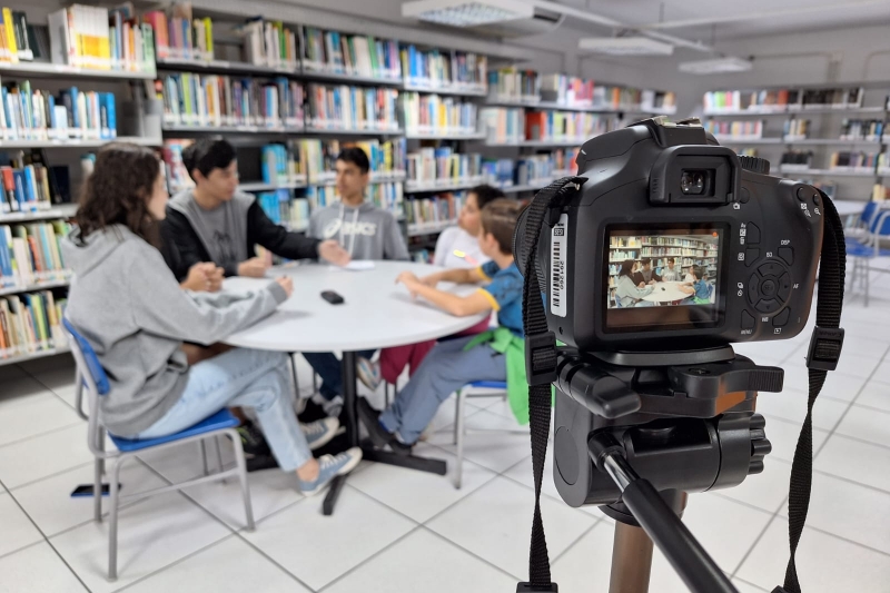 Oficina de fotografia, realizada em Tubarão