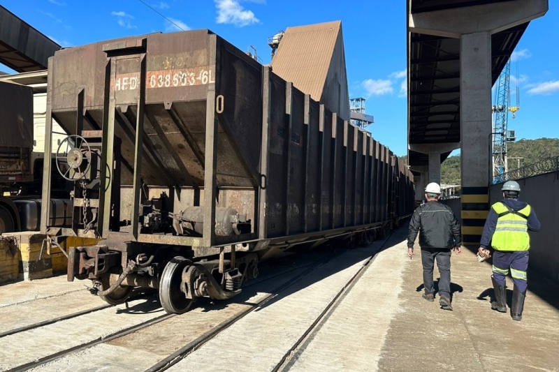 Movimentação de cargas por ferrovias subiu 10,4% de janeiro a abril em SC