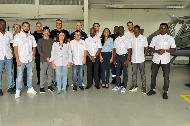 Grupo esteve em treinamento no SENAI entre os dias 20 e 24 de maio. Foto: Carlos Henrique Silva