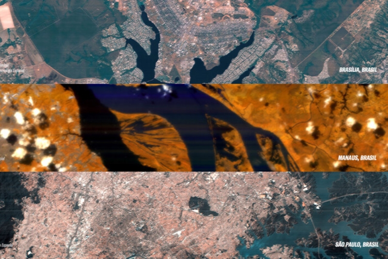 Divulgadas as primeiras imagens geradas por satélite desenvolvido com participação catarinense